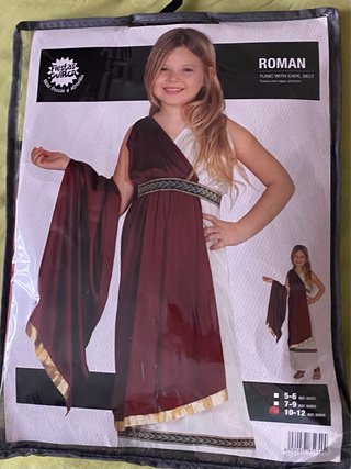 Disfraz Romana Niña Talla 10-12