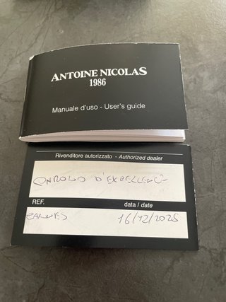 Reloj Antoine Nicolas Negro