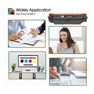Pack 4 tóners color compatibles HP 220A 220X NUEVO