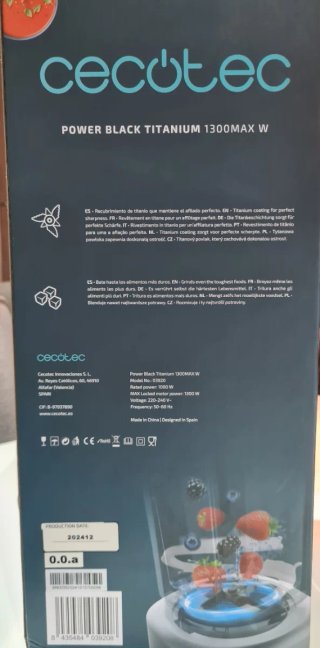 Batidora Cecotec 1300W