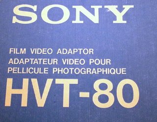 SONY HVT-80 Adaptador, Conversor de foto a Video
