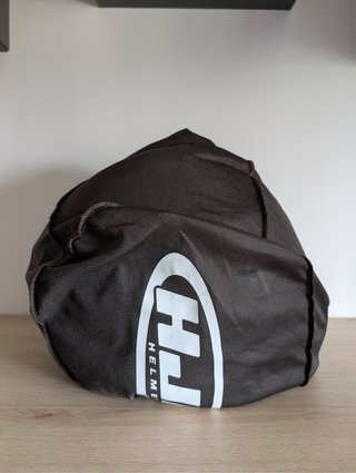Casco HJC F71 Negro Metal Talla L + Funda