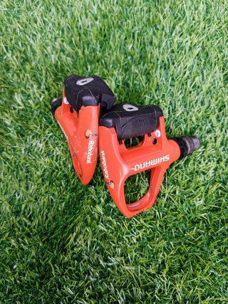Pedales Shimano SPD-SL Rabobank Naranja