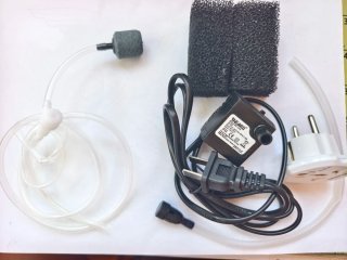 Bomba de aire para acuario y accesorios