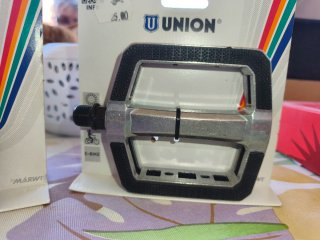 Pedales Unión Plataforma Aluminio MTB E-Bike