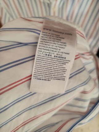 XL. Camisa Tommy Hilfiger Rayas. Regular Fit.