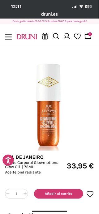 Sol de Janeiro Glowmotions Aceite Corporal Rio Sun