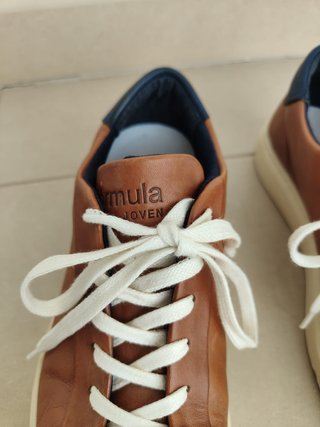 Zapatillas de piel Fórmula Joven Talla 41