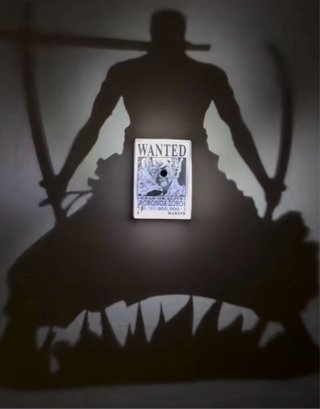 Lampada da parete Zoro One Piece