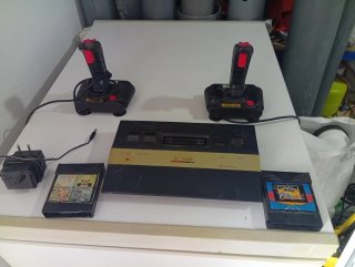 Consola TV Game con Joysticks y Cartuchos