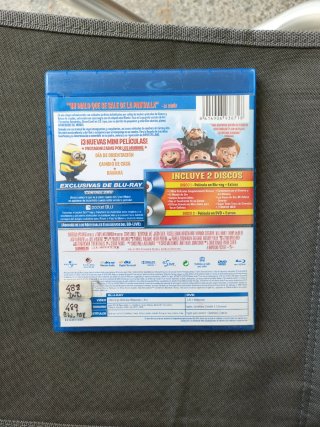 Blu-ray Gru, Mi Villano Favorito, no tiene el DVD