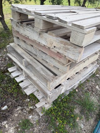 Palets de madera para carga