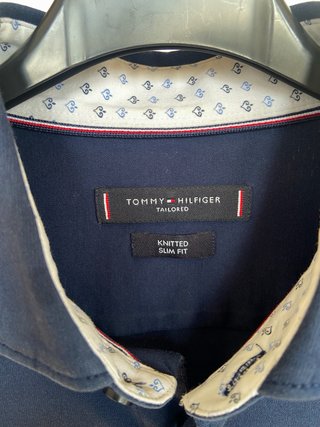 Camicia Tommy Hilfiger blu uomo
