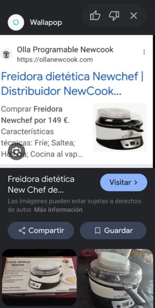 Freidora dietética New Chef Airfryer Nueva