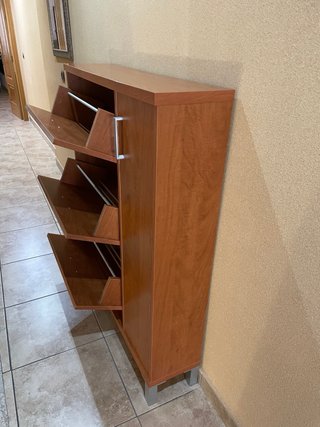 Zapatero Madera 3 Cajones + Puerta