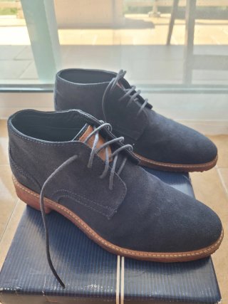 Zapatos Dustin Hombre Talla 41 Azul Marino