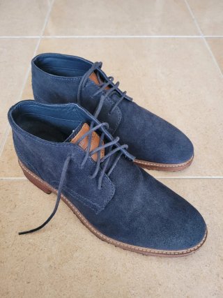 Zapatos Dustin Hombre Talla 41 Azul Marino