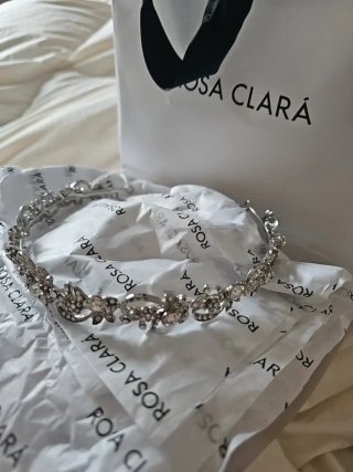 Tiara Rosa Clará Plata