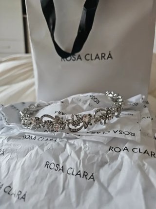 Tiara Rosa Clará Plata