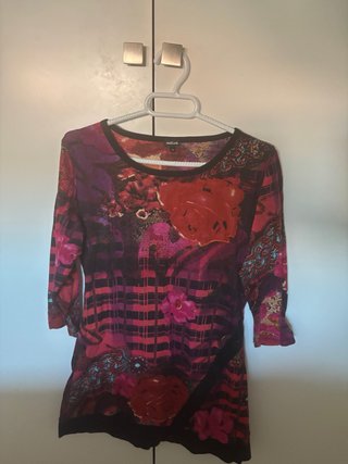 Vestido estampado floral talla M