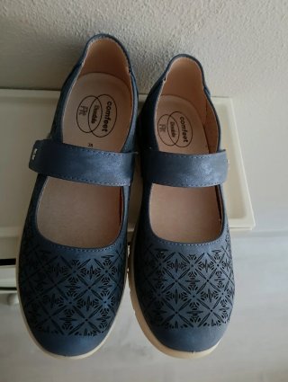 Merceditas azul T.38 Comfeet