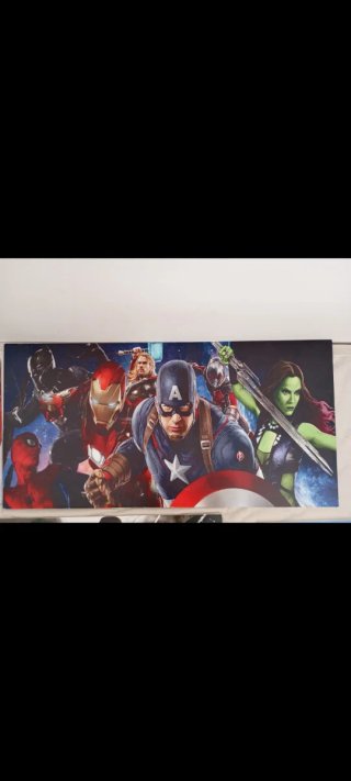 Lote Cuadros PVC Superhéroes Marvel y DC
