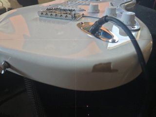 Guitarra Eléctrica Blanca