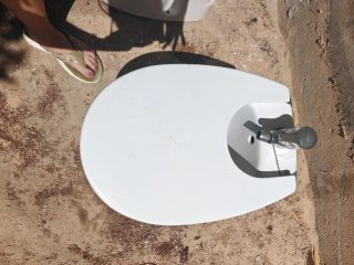 Bidé blanco cerámica