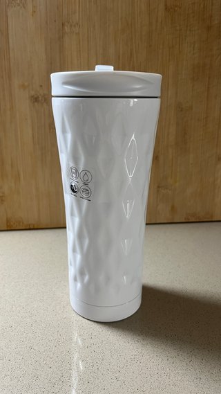 Vaso Térmico Blanco Geométrico