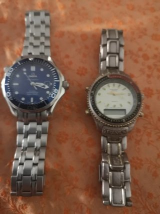 Lote 3 relojes automático y cuarzo