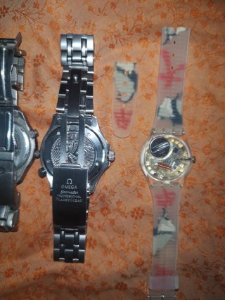 Lote 3 relojes automático y cuarzo
