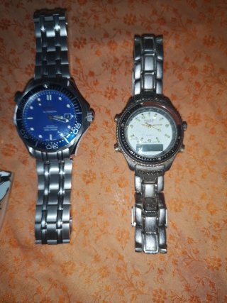 Lote 3 relojes automático y cuarzo