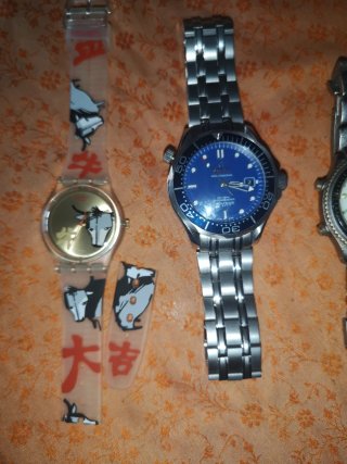 Lote 3 relojes automático y cuarzo