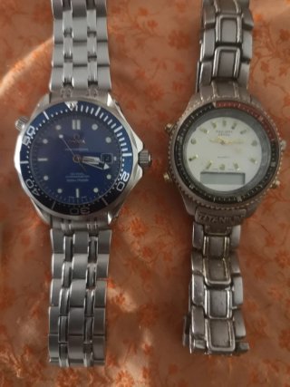 Lote 3 relojes automático y cuarzo