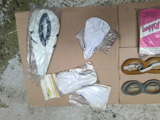 Guantes, Gafas, funda sillon, Manillar Ciclismo
