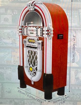 Jukebox Retro Estilo Años 70 con mando