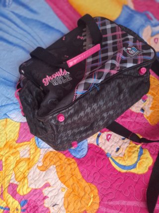 Bonitos bolsos para niña negro y rosa nuevos