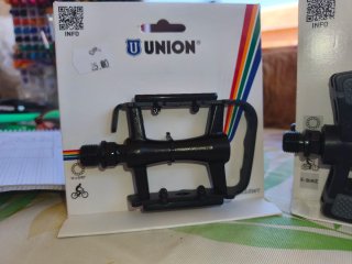 Pedales UNION MTB 2662 Negro Aluminio