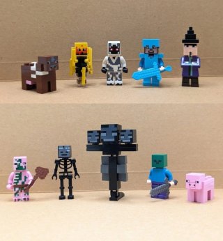 Figuras Minecraft compatibles con Lego