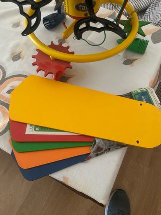 Ventilador de techo infantil multicolor