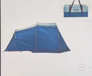 Tienda de campaña 4 personas Quechua