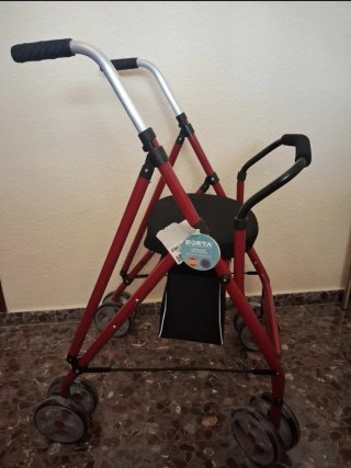 Andador Plegable con Bolsa