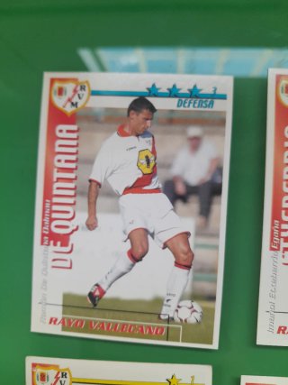 Cromos de fútbol Rayo Vallecano