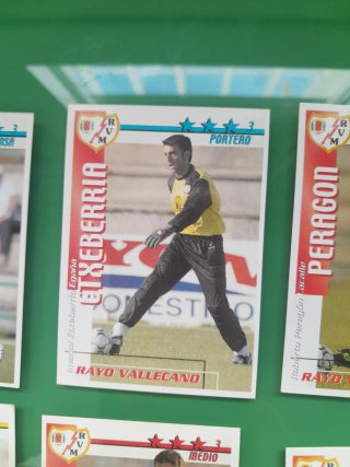 Cromos de fútbol Rayo Vallecano