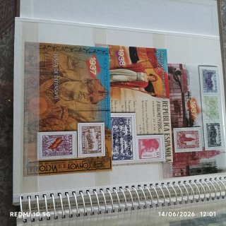 Álbum de sellos República 70 hojas