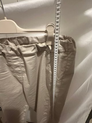 Pantaloni curvy beige
