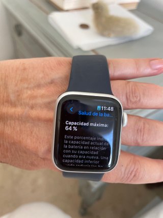 Apple Watch S5 40mm Plata Alum. Celular