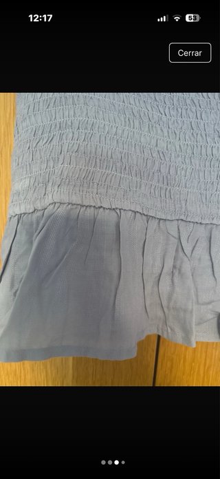 Falda Mango gris talla S