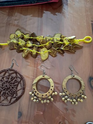 Lote pulsera y pendientes regalo