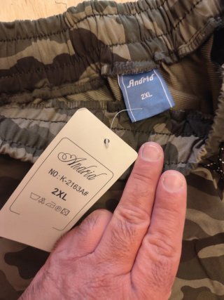 Pantalones esport camuflaje militar nuevos Xl